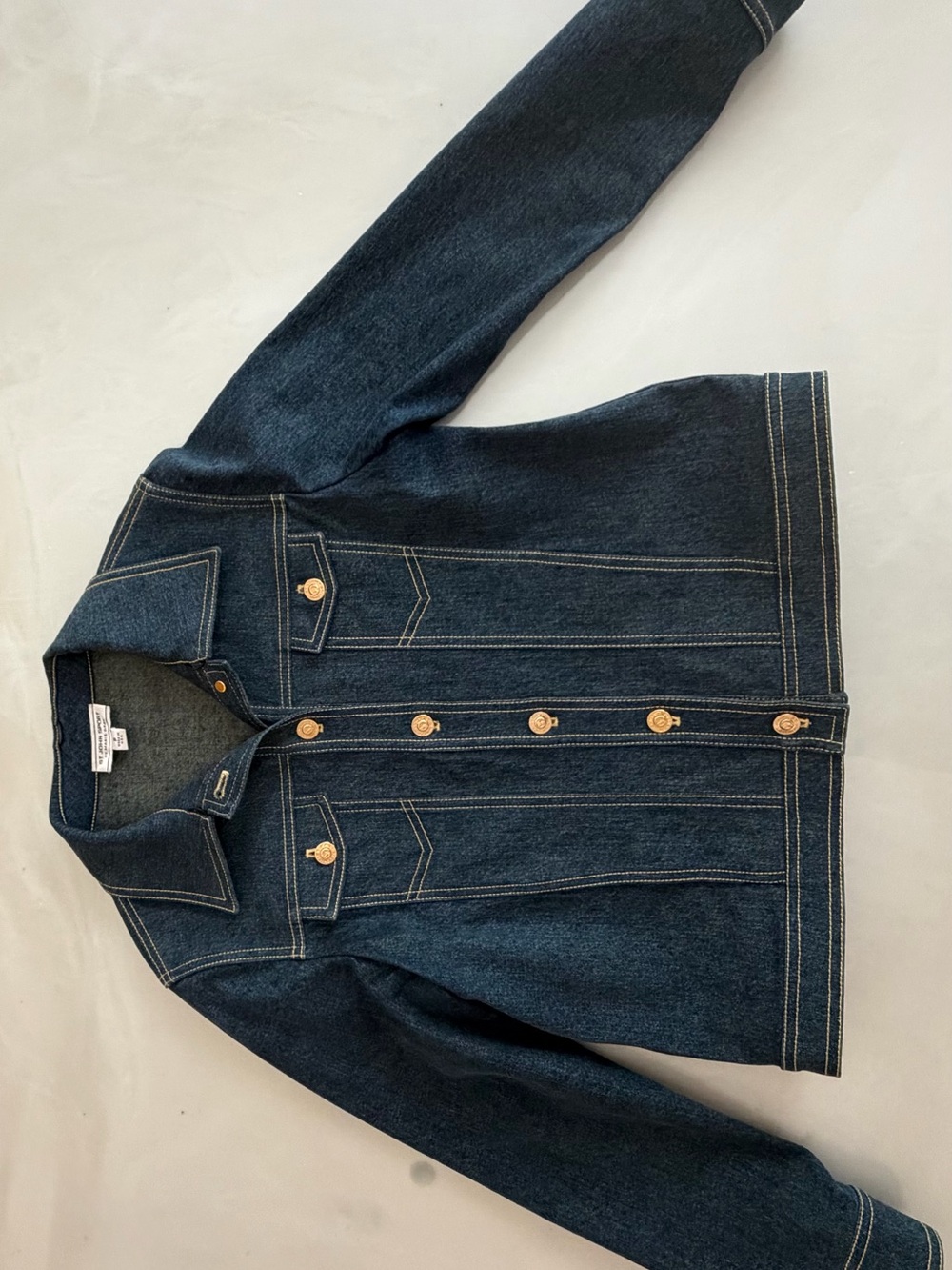 St. John Sport by Marie Gray Blue Denim Jacket